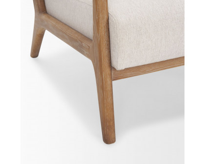 Mercana Cashel Accent Chair - Beige/Brown