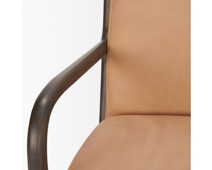 Mercana Cashel Accent Chair - Brown/Dark Brown