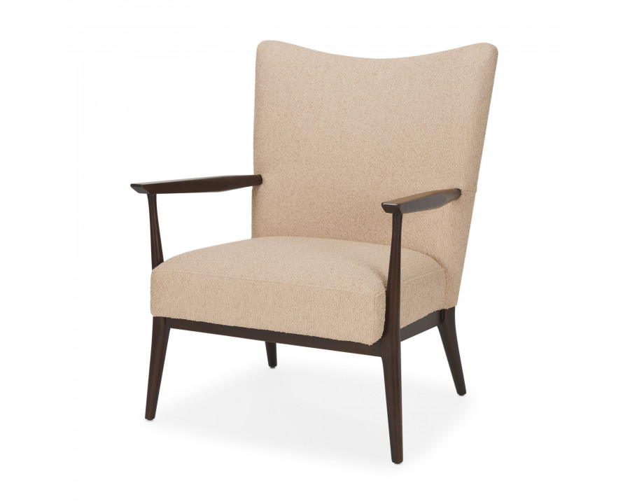 Mercana - Argent Accent Chair in Beige, Boucle