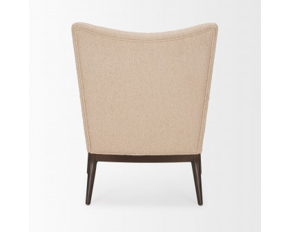 Mercana - Argent Accent Chair in Beige, Boucle