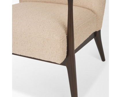 Mercana - Argent Accent Chair in Beige, Boucle