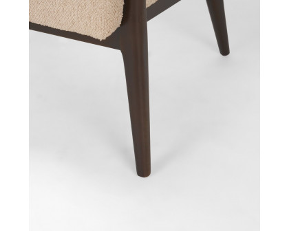 Mercana - Argent Accent Chair in Beige, Boucle