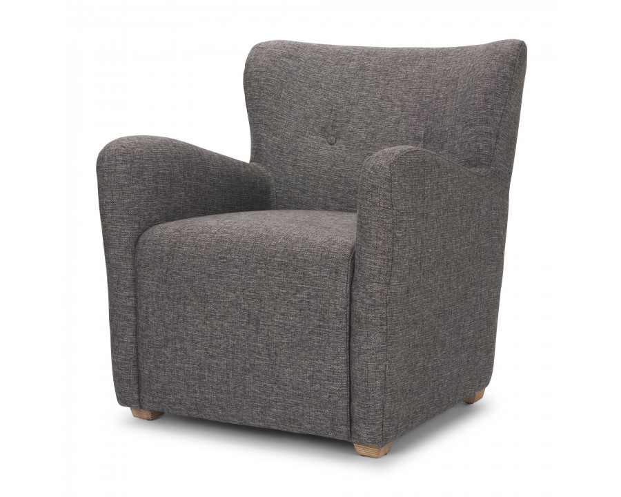 Mercana - Dunstan Accent Chair in Gray, Twill Fabric