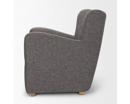 Mercana - Dunstan Accent Chair in Gray, Twill Fabric