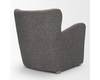 Mercana - Dunstan Accent Chair in Gray, Twill Fabric