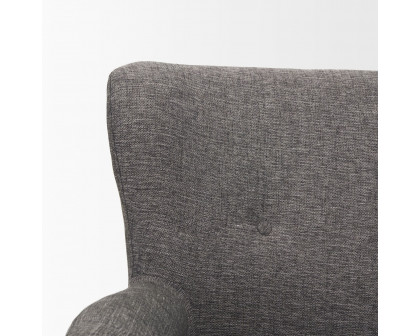 Mercana - Dunstan Accent Chair in Gray, Twill Fabric