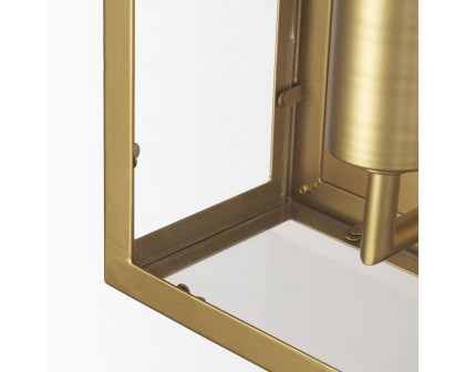 Mercana Cairn 1-Light Wall Sconce with Glass - Gold