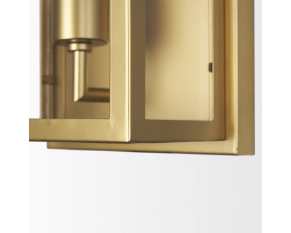 Mercana Cairn 1-Light Wall Sconce with Glass - Gold