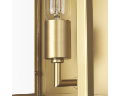 Mercana Cairn 1-Light Wall Sconce with Glass - Gold