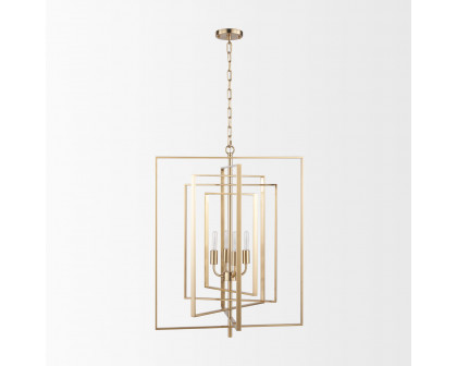 Mercana Colleen 4 Light Chandelier - Gold