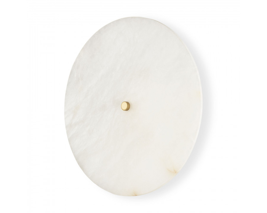 Mercana - Dolly Brushed Gold Metal with Alabaster Shade 4-Light Wall Sconce