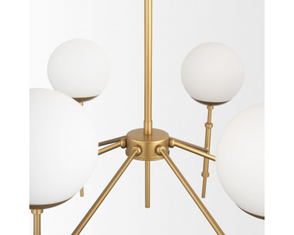 Mercana Edie 6 Light Chandelier - Gold