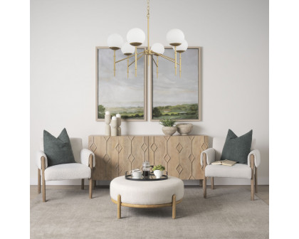 Mercana Edie 6 Light Chandelier - Gold