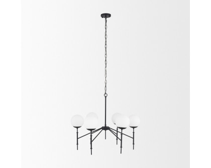 Mercana Edie 6 Light Chandelier - Black