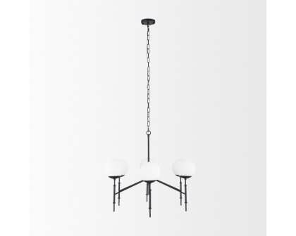 Mercana Edie 6 Light Chandelier - Black