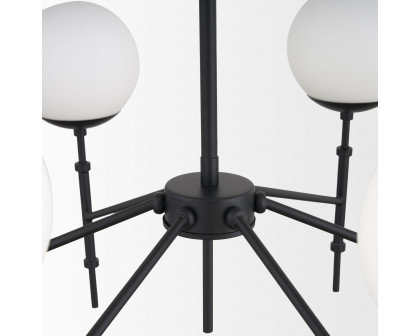 Mercana Edie 6 Light Chandelier - Black