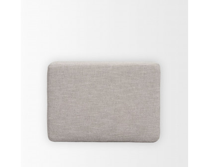 Mercana Halston Small Ottoman Sofa Elements - Light Gray, Performance Fabric