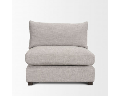 Mercana Halston Armless Sofa Elements - Light Gray, Performance Fabric