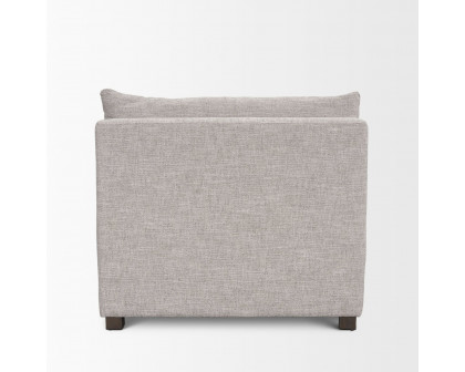 Mercana Halston Armless Sofa Elements - Light Gray, Performance Fabric