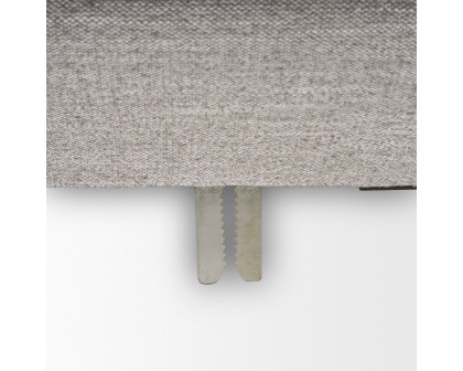 Mercana Halston Armless Sofa Elements - Light Gray, Performance Fabric