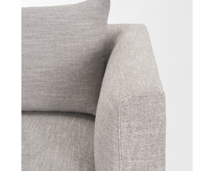 Mercana Halston Right Arm Sofa Elements - Light Gray, Performance Fabric