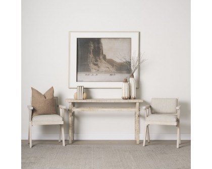 Mercana Rosie Small Console Table - Blonde, Wood