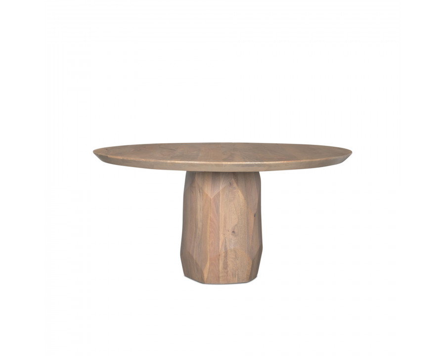 Mercana Fitzgerald Dining Table - Light Brown, Wood