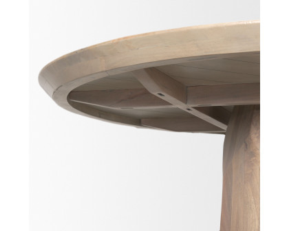 Mercana Fitzgerald Dining Table - Light Brown, Wood