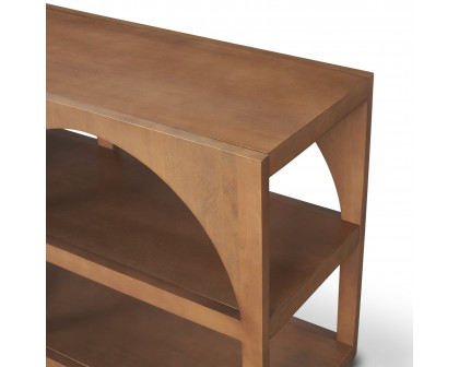 Mercana Bela Large Console Table - Brown, Wood