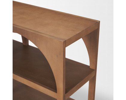 Mercana Bela Small Console Table - Brown, Wood