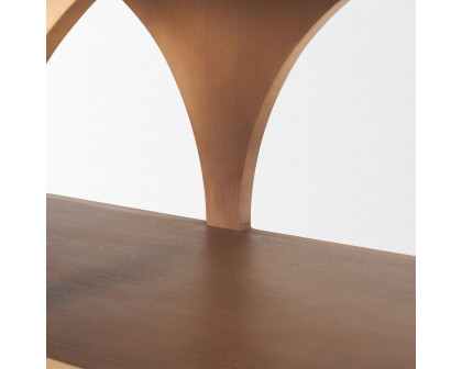 Mercana Bela Small Console Table - Brown, Wood