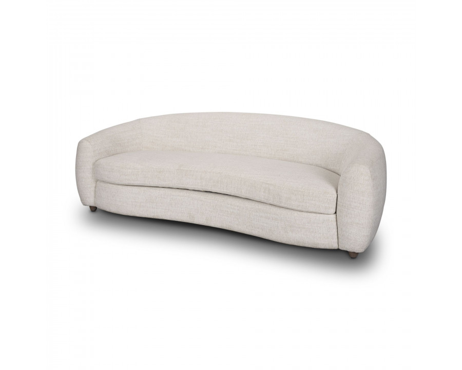 Mercana - Valentina Curved Sofa in Oatmeal