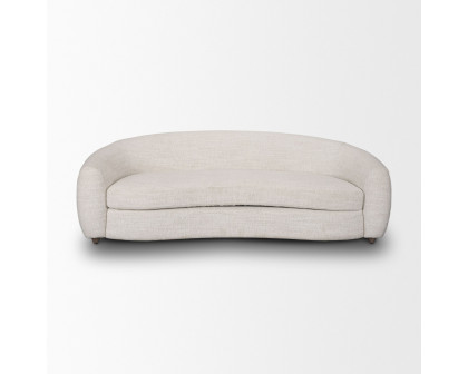 Mercana - Valentina Curved Sofa in Oatmeal