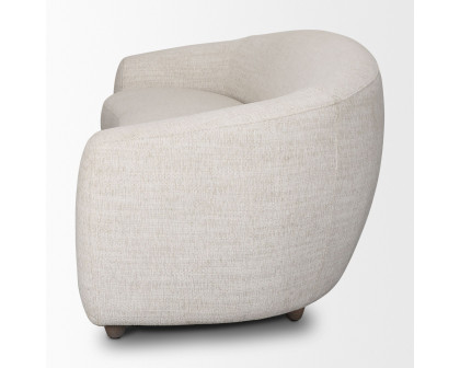 Mercana - Valentina Curved Sofa in Oatmeal