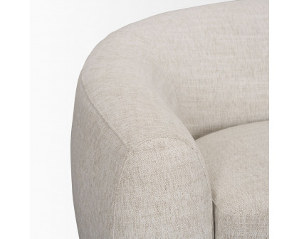 Mercana - Valentina Curved Sofa in Oatmeal