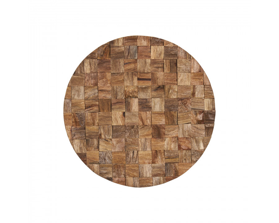 Mercana 24" Into the Abyss II Wall Art - Light Brown, Wood