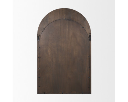 Mercana Celeste Medium Arched Mirror - Dark Brown