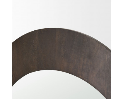 Mercana Celeste Medium Arched Mirror - Dark Brown