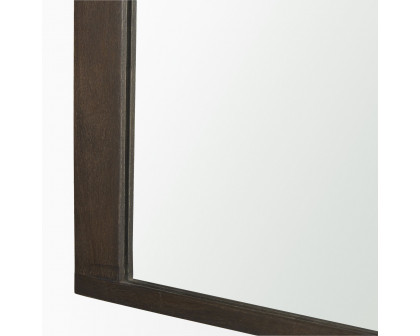 Mercana Celeste Medium Arched Mirror - Dark Brown