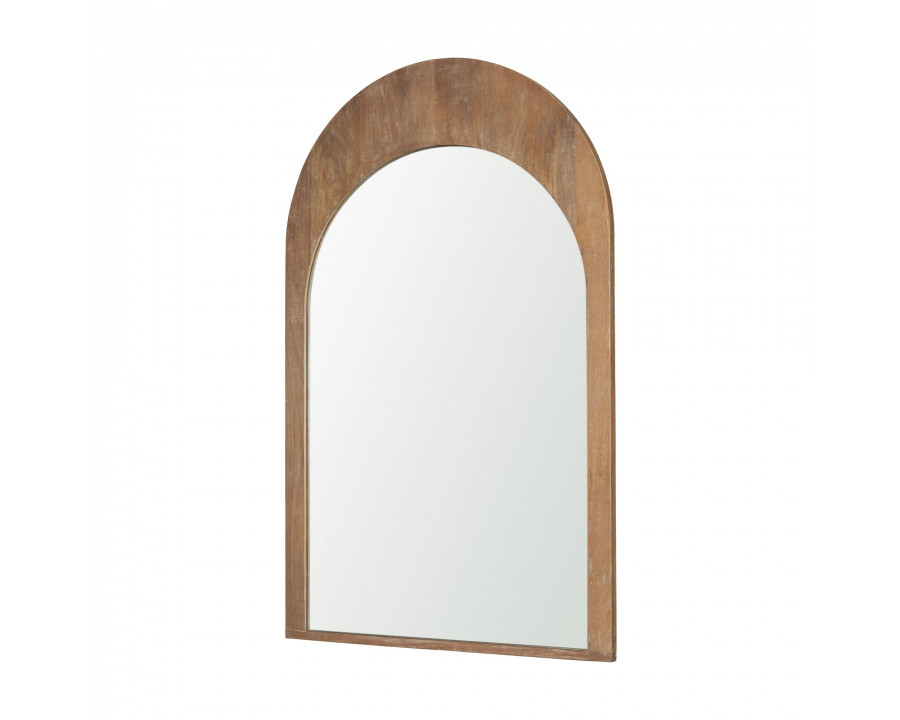 Mercana Celeste Medium Arched Mirror - Light Brown