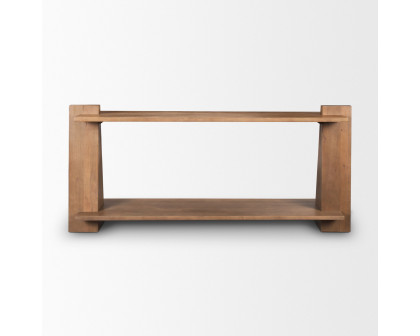 Mercana - Eula Medium Brown Wood Console Table