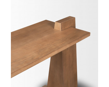 Mercana - Eula Medium Brown Wood Console Table