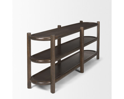 Mercana - Romi Console Table with 3 Shelves