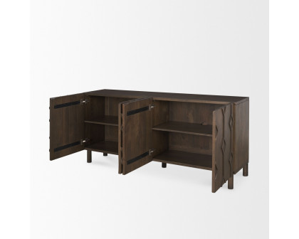 Mercana Heera Sideboard - Dark Brown