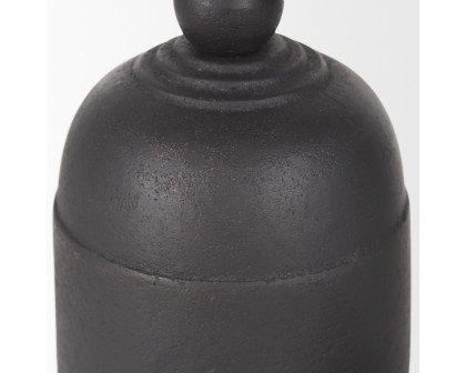 Mercana Quincy Small Metal Decorative Bell Object - Black