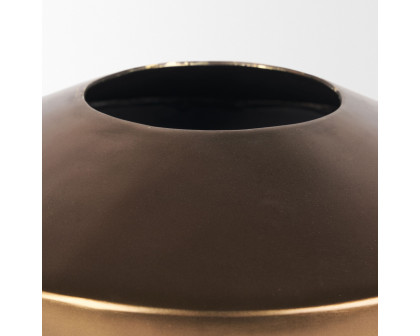 Mercana Quiana Large Metal Vase - Gold