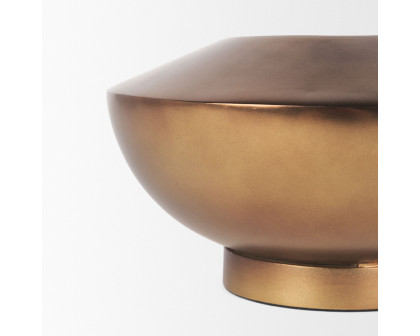 Mercana Quiana Medium Metal Vase - Gold