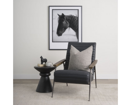 Mercana Grosjean Accent Chair - Matte Black