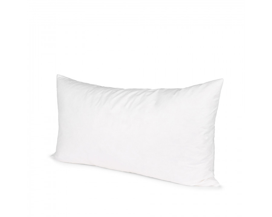 Mercana Down Fill Pillow Insert 16 x 28 - White