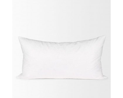 Mercana Down Fill Pillow Insert 16 x 28 - White